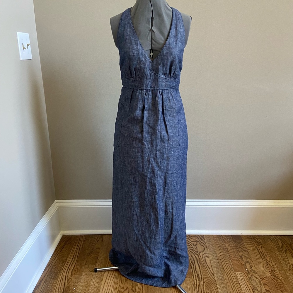 Cabi maxi jean dress